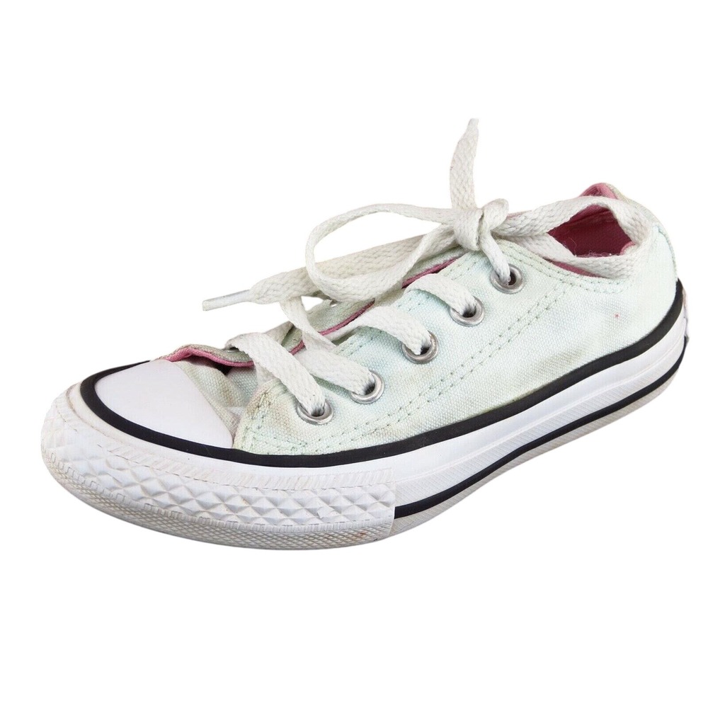 Converse all Star Toddler Girls 11‎ Medium Light blue Low Top Fabric 656870F